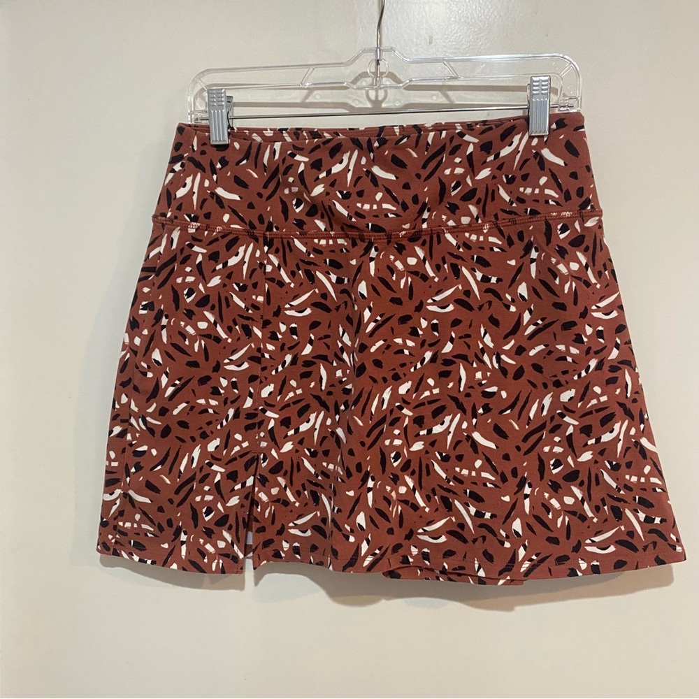 Oldnavy Brown Patterned athletic skirt